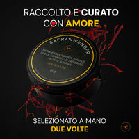 Zafferano in pistilli Premium Safranwunder – raccolto e curato con amore, selezionato a mano due volte